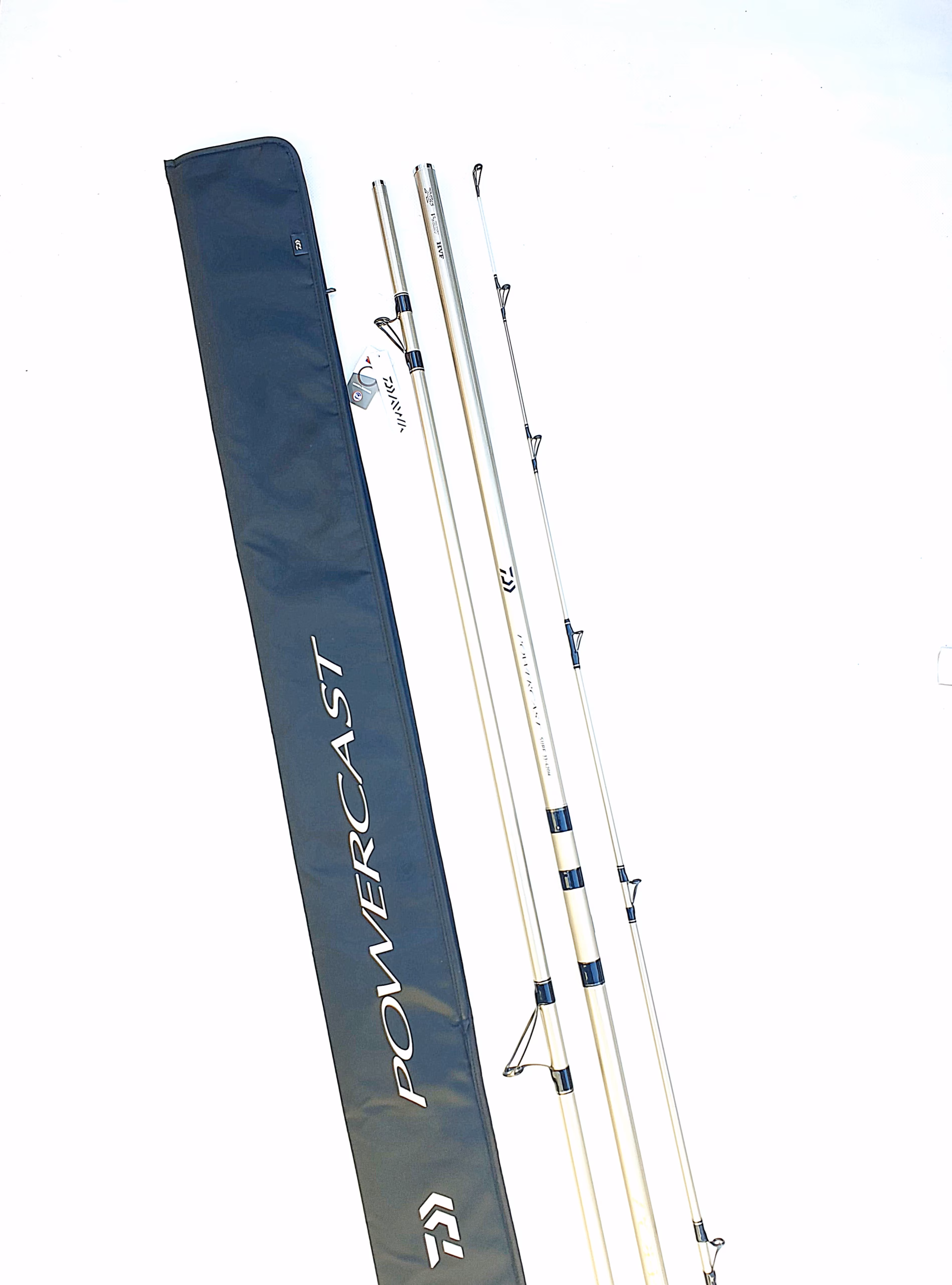 Caña Surfcasting 4,20 m Daiwa PWS33420H-AF Híbrida 100-225 g – Anillas & Portacarretes Fuji – Lances OTG Potentes