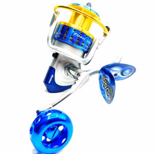 Okuma Cedros CJ 65 – Carrete Aluminio EOS 5 Rodamientos Inoxidable Freno 30kg para Spinning Atún, Jigging y Cebo Vivo