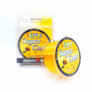 Hilo AWA-SHIMA ION POWER SUPER CAST 300 m – Fluorocarbono y Nylon, Sin Memoria y Resistente a Abrasión