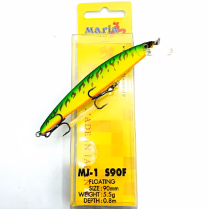 Maria Yamashita S90F 90mm 5,5g Minnow Floating para Lubina – Señuelo Spinning Mar Acción 0,8m Alta Efectividad