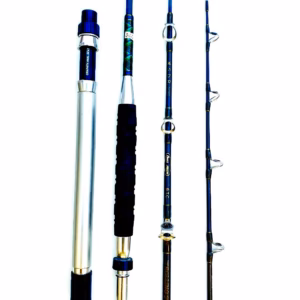 Caña Shimano Beastmaster Trolling 20 lb 2,10 m – Curricán 4 Tramos con Anillas SIC