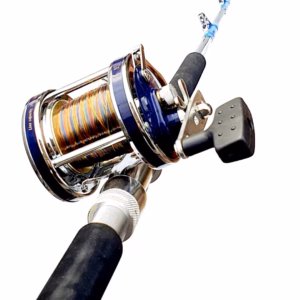 Combo Curricán Kali Kunnan Spear + Carrete OMOTO DST 500 HL 50-80 lb Atún Bonito Bacoreta