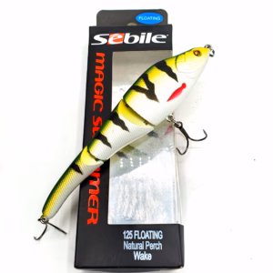 Señuelo SÉBILE 95 Sinking Fleeing Color Perca – Bass, Lucio y Perca, Acción Realista 0.5 m/s