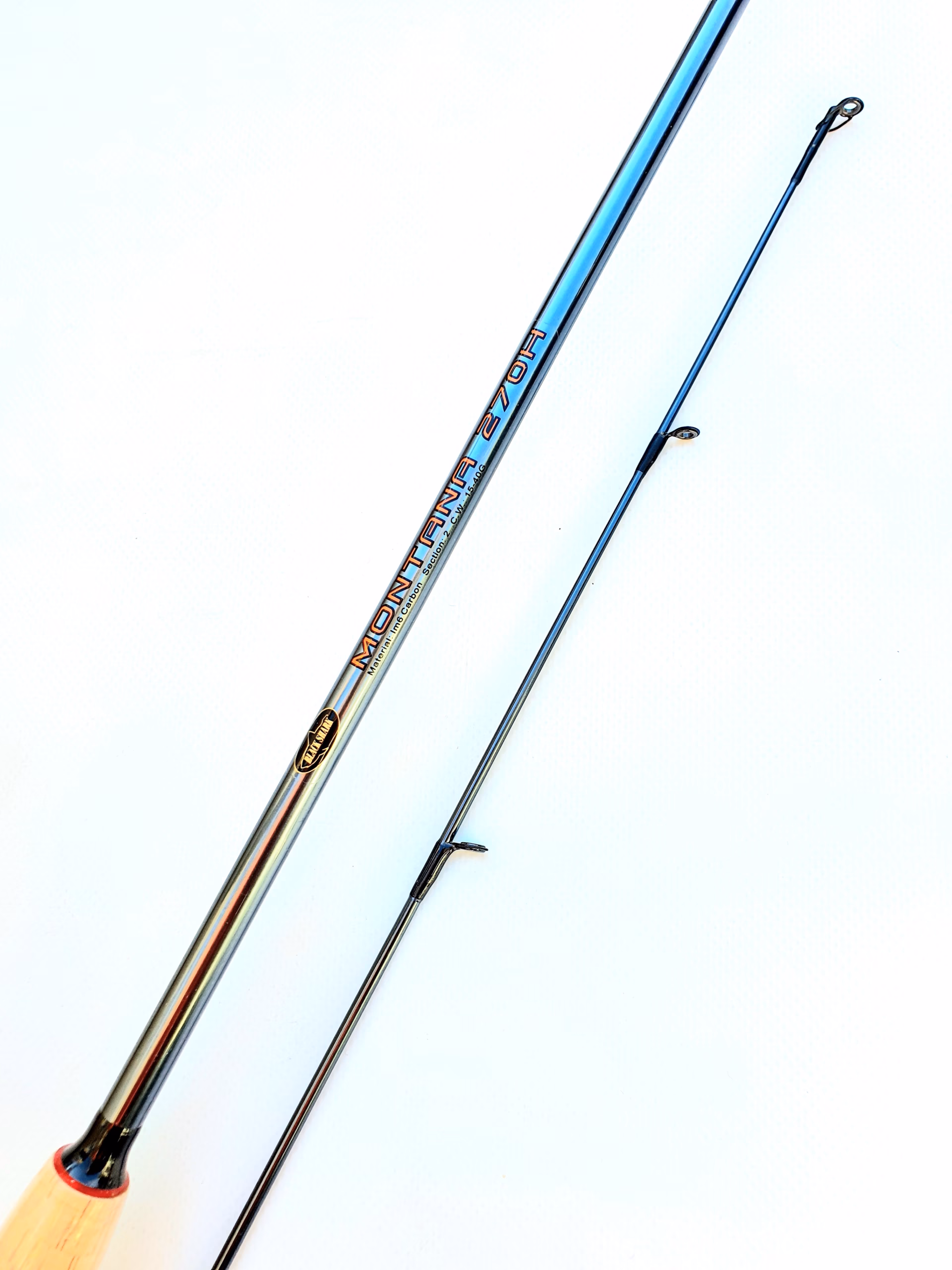 Caña Spinning 2.70, Acción 15-40 Gramos - Caña Black Shark Montana 2.70 m – Río y Mar para Lucio, Black Bass, Lubina, Anjova y Palometón - Imagen 5