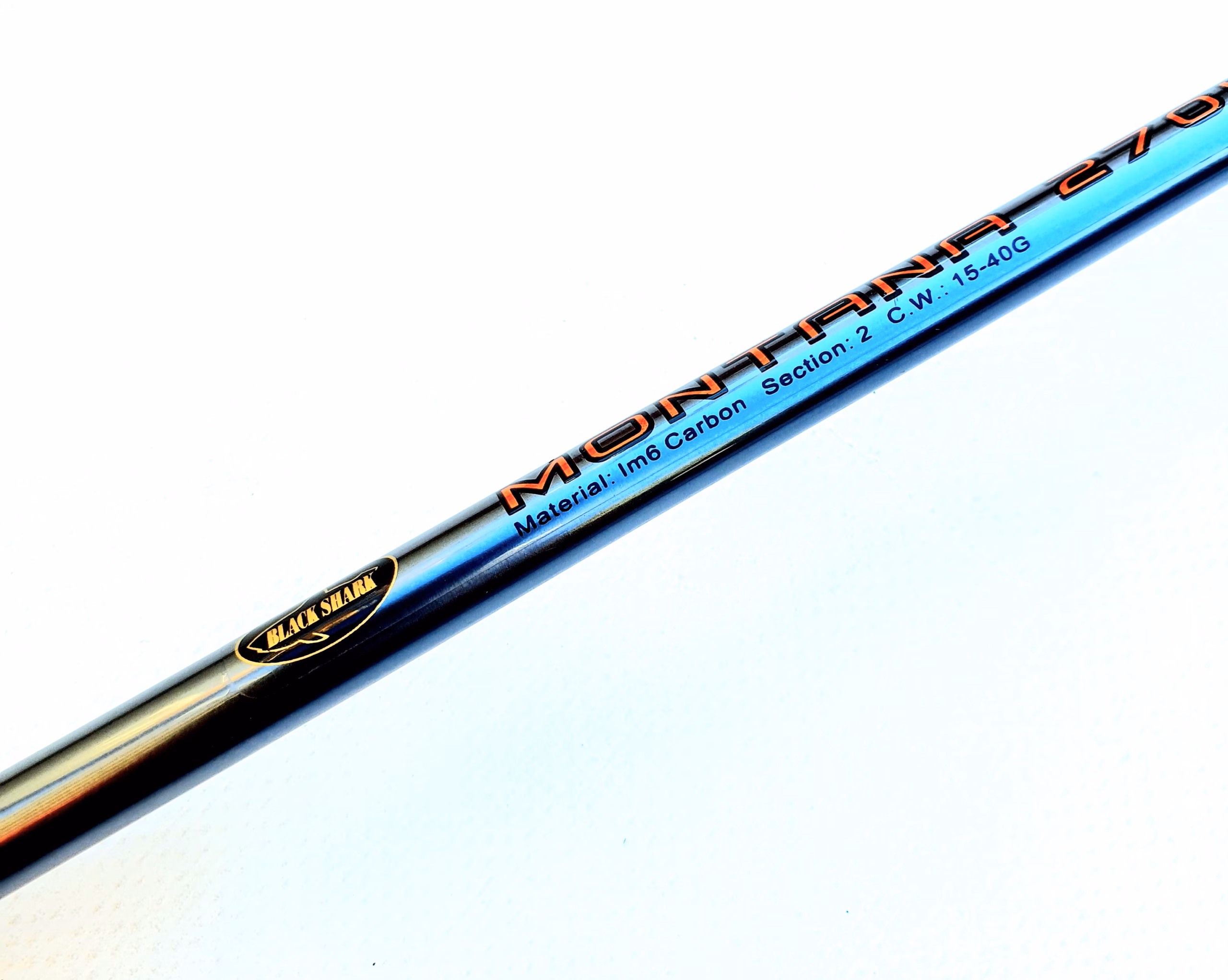 Caña Spinning 2.70, Acción 15-40 Gramos - Caña Black Shark Montana 2.70 m – Río y Mar para Lucio, Black Bass, Lubina, Anjova y Palometón - Imagen 2