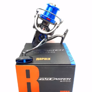 Carrete Rapala Farcaster 6000 con 7 Rodamientos y Freno de 12kg | Potente para Surfcasting, Siluro y Pesca al Vivo