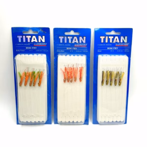 Sabiki Grauvell Mini Free con 5 Pulpitos – Cabeza Plomada, Brillos, Línea 0.40 y Anzuelos Nº8