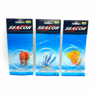 Jureleras Sabikis SeaCor Baby Octopus – Metralleta Sabiki para Pesca de Jureles, Caballas y Sardinas